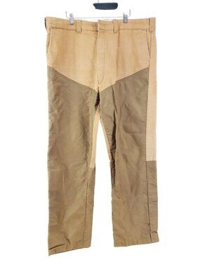 Wolf Mountain Briar Hunting Pants Mens 42x32 Brown Canvas